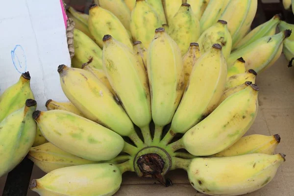 Ripe Banana Delicious Street Food — Stock Photo, Image