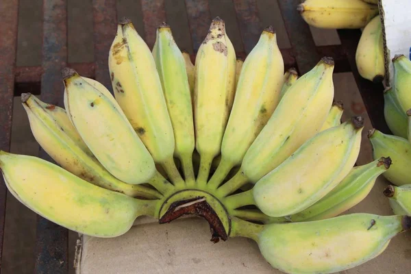 Rijpe Banaan Heerlijk Straat Eten — Stockfoto