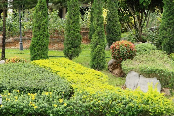 Voorjaar Weergave Mooi Tuin Van Engeland — Stockfoto