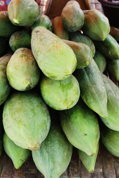 Verse Papaya Heerlijk Markt — Stockfoto