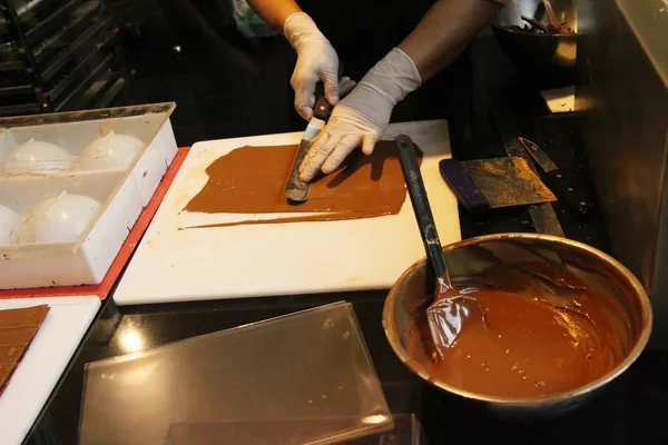 Schokolade Süß Machen Ist Köstlich — Stockfoto