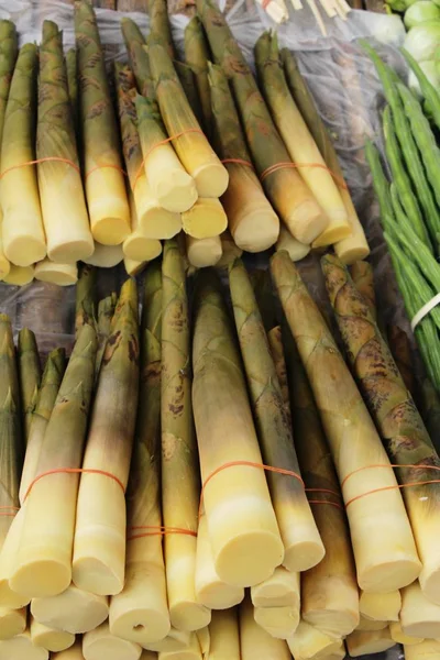 Bambu Doce Atirar Para Cozinhar Mercado — Fotografia de Stock