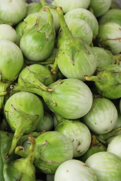 Berenjena Fresca Para Cocinar Calle —  Fotos de Stock