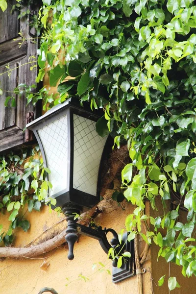 Lamp Brick Wall Vintage Style — Stock Photo, Image