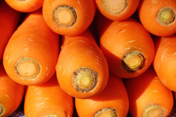 Свіжа Органічна Морква Приготування Ринку — стокове фото