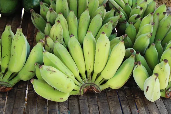 Banana Matura Deliziosa Cibo Strada — Foto Stock