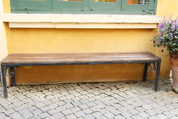 Holzstühle Garten Vintage Stil — Stockfoto