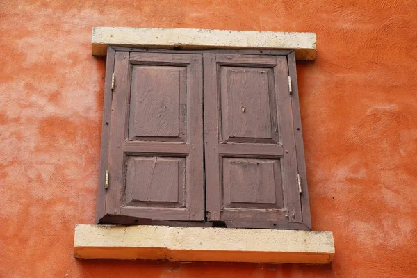 Window Brick Wall Vintage Style — Stock Photo, Image