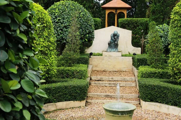 Voorjaar Weergave Mooi Tuin Van Engeland — Stockfoto