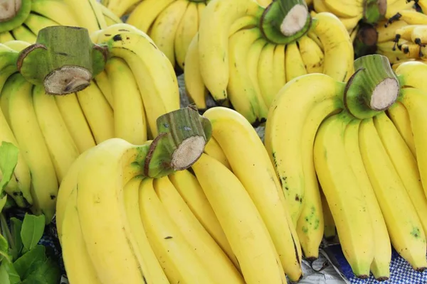 Banana Matura Deliziosa Cibo Strada — Foto Stock