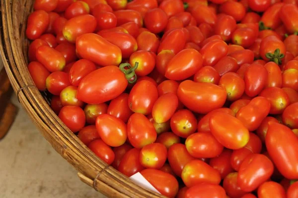 Tomates Frescos Para Cozinhar Comida Rua — Fotografia de Stock