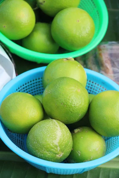 Limón Fresco Para Cocinar Calle — Foto de Stock