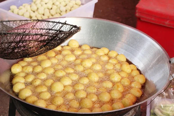 Tatlı Patates Kızartması Asya Tarzı Lezzetli — Stok fotoğraf