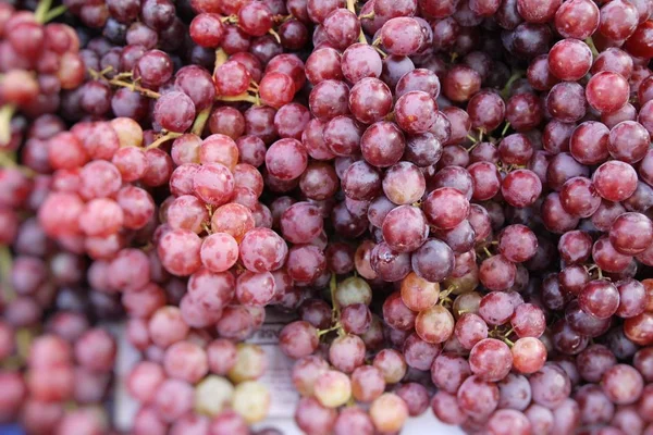 Fruits Frais Raisins Délicieux Nourriture Rue — Photo