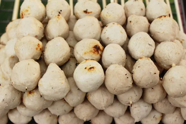 Albóndigas Parrilla Delicioso Comida Calle — Foto de Stock