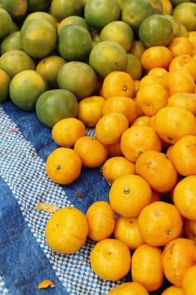 Fruta Naranja Delicioso Comida Calle — Foto de Stock