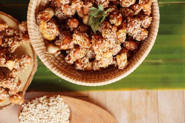 Chispy şeker fıstık susam lezzetli ile