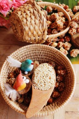 Chispy şeker fıstık susam lezzetli ile