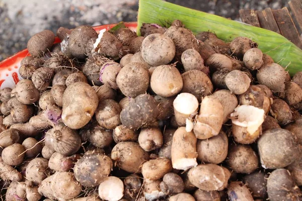 Batatas Doces Delicioso Comida Rua — Fotografia de Stock