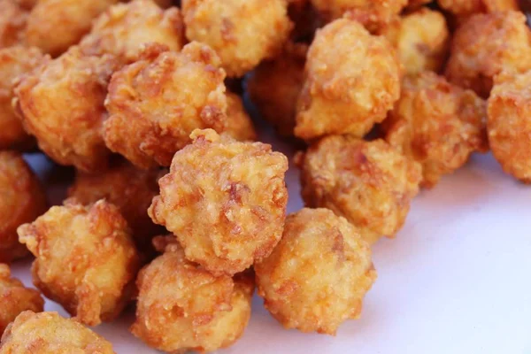 Nuggets Pollo Frito Deliciosos Comida Callejera —  Fotos de Stock