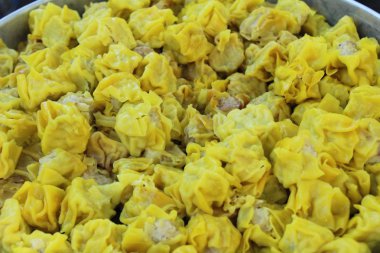 Çince buğulanmış sokak gıda lezzetli hamur tatlısı