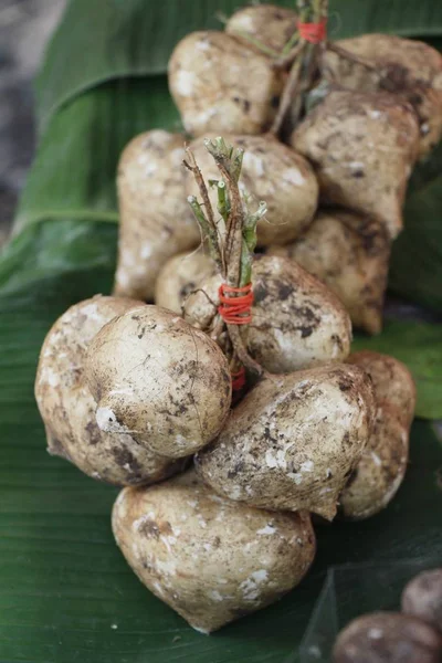 Cassava Yam Bean Market — Stock Photo, Image