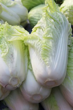 Sokak gıda yemek pişirmek için taze lahana