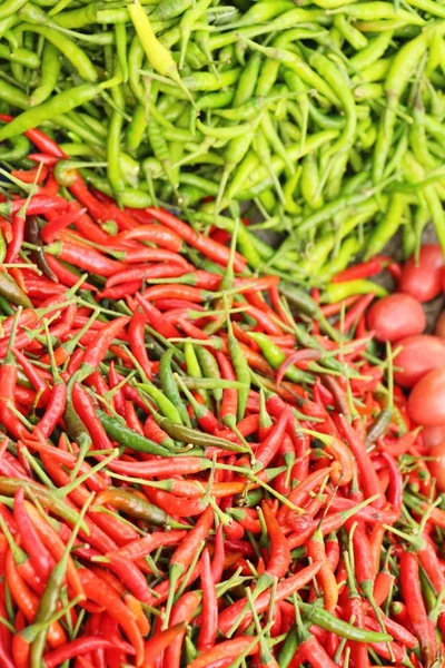 Fresh Chilli Cooking Street Food — Stock Photo, Image