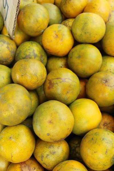 Fruta Naranja Delicioso Comida Calle — Foto de Stock