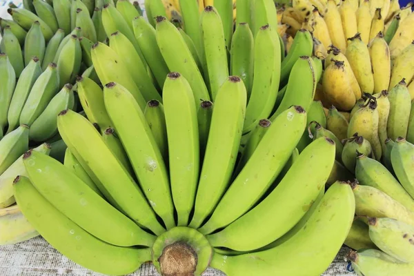 Plátano Fresco Delicioso Mercado —  Fotos de Stock