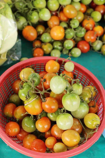 Tomates Frescos Para Cocinar Comida Callejera — Foto de Stock