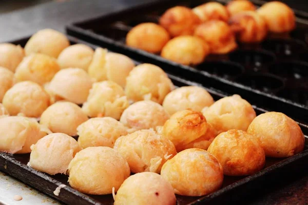 Takoyaki Delicious Japanese Food Pan — Stock Photo, Image