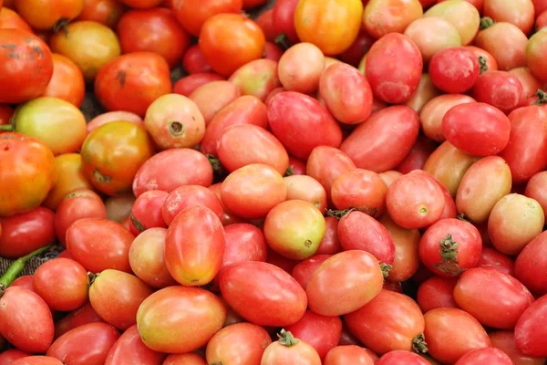 Tomates Frescos Para Cocinar Comida Callejera —  Fotos de Stock