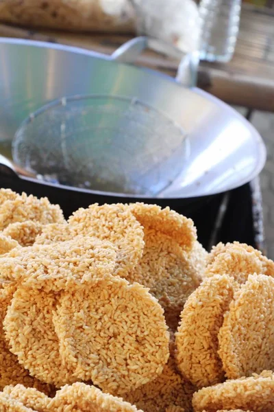 Arroz Pegajoso Con Azúcar Estilo Comida Asiática —  Fotos de Stock