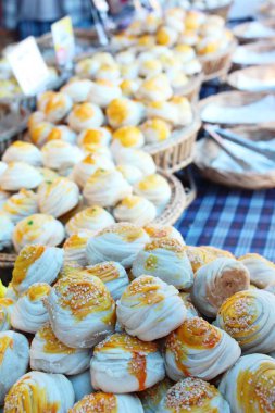 Festival moon pasta - Çin pazarında kek.