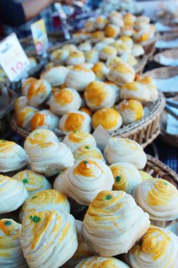 Festival moon pasta - Çin pazarında kek.