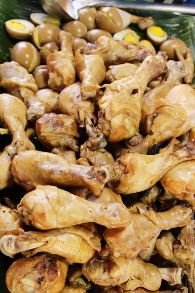 Pollo Guisado Delicioso Comida Calle —  Fotos de Stock