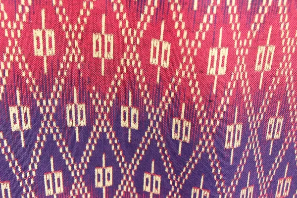 Thai Striped Fabric Background Beauty — Stock Photo, Image