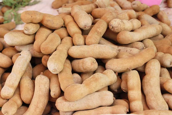 Tamarind Frutta Deliziosa Cibo Strada — Foto Stock