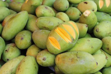 Mango meyve sokak gıda lezzetlidir