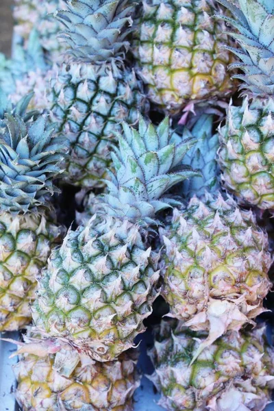 Fresh Pineapple Delicious Street Food — Stock Photo, Image