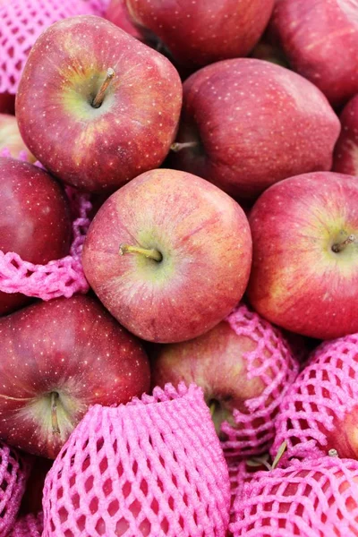 Jabłko Jest Pyszne Ulicy Żywności — Zdjęcie stockowe