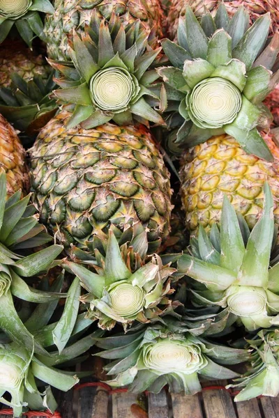 Fresh Pineapple Delicious Street Food — Stock Photo, Image