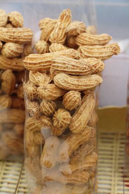 Haşlanmış fıstık sokak gıda lezzetli olduğunu