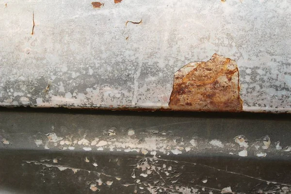 Paslı desen doku ile eski demir arka plan — Stok fotoğraf