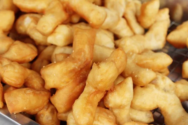 Deep fried dough stick delicious in market — Stock Photo, Image