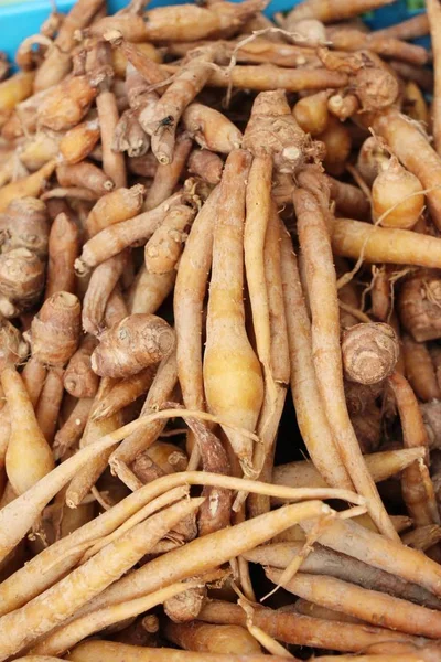 Ginger root for cooking in the marke — Stock Photo, Image