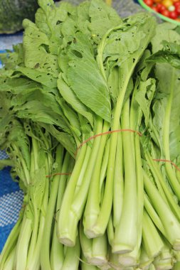 Taze choy sokak gıda yemek pişirmek için