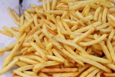 Patates kızartması sokak gıda lezzetli
