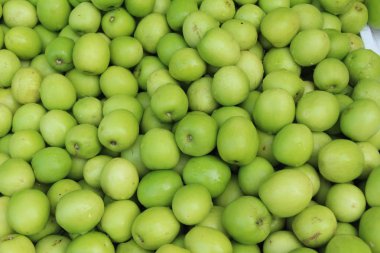 sokak gıda yeşil elma meyve lezzetli